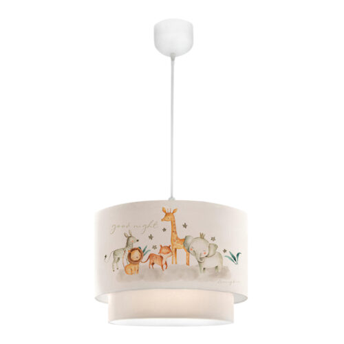 Φωτιστικό οροφής Goofy Megapap υφασμάτινο μονόφωτο με χαριτωμένα ζωάκια 30x20x70εκ. - GP029-0058,12