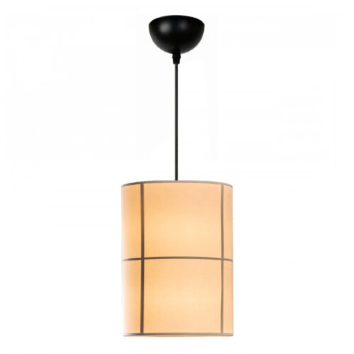 Φωτιστικό οροφής Strip Megapap E27 υφασμάτινο μονόφωτο χρώμα κρεμ Φ28x100εκ. - GP029-0112,1