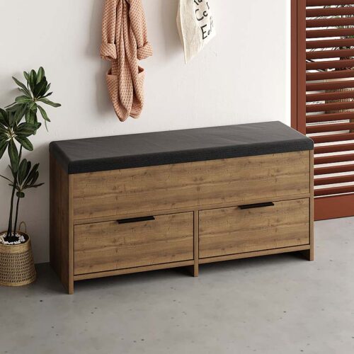 Παπουτσοθήκη Cove Megapap χρώμα ανοιχτό καρυδί 106x34x51,5εκ. - GP037-0204,1