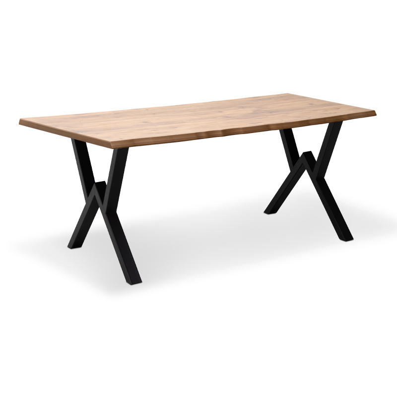 Τραπέζι Walter Megapap Mdf - μεταλλικό χρώμα ακακίας 140x80x75εκ. - GP038-0003,1