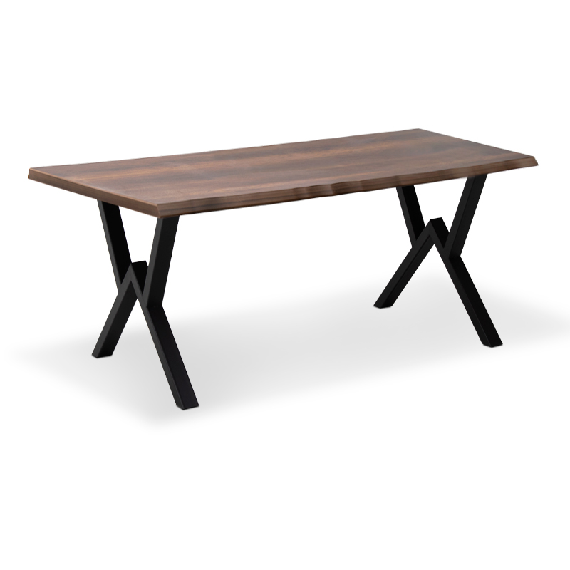 Τραπέζι Walter Megapap Mdf - μεταλλικό χρώμα καρυδί 140x80x75εκ. - GP038-0003,2