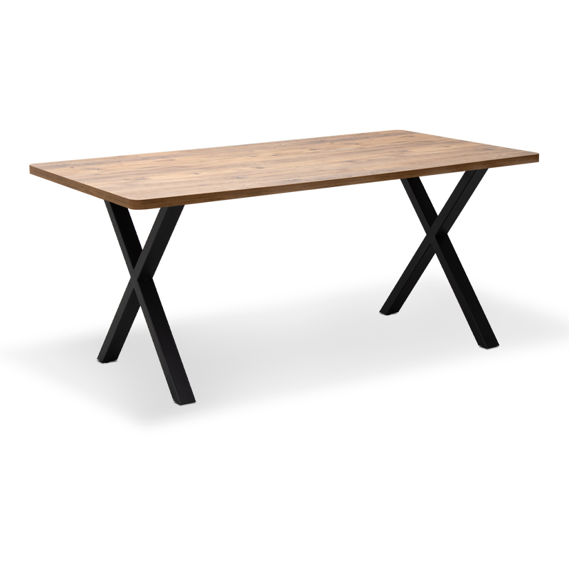 Τραπέζι Jeremy Megapap Mdf - μεταλλικό χρώμα ακακίας 140x80x75εκ. - GP038-0006,1