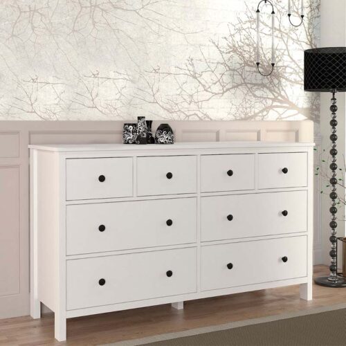 Συρταριέρα - Μπουφές μελαμίνης Sabina Megapap χρώμα λευκό 160x50x96εκ. - GP042-0223,1