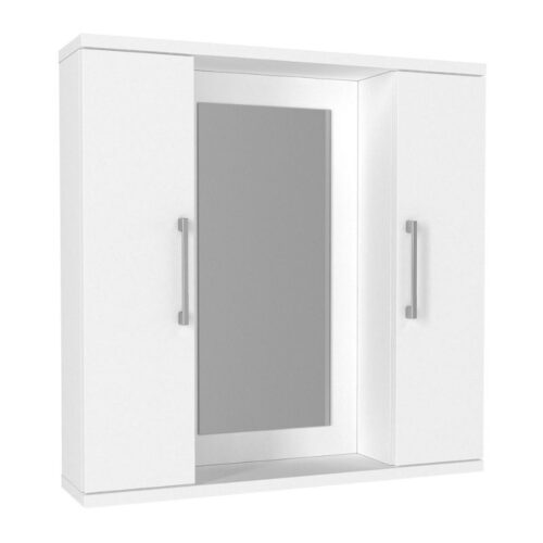 Καθρέπτης μπάνιου Surra Μegapap χρώμα λευκό 65x15,3x65εκ. - GP042-0271,1