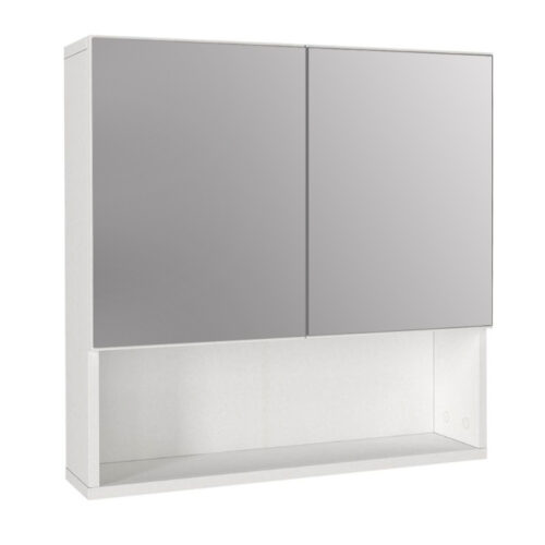 Καθρέπτης μπάνιου Trama Μegapap χρώμα λευκό 60x16,8x65εκ. - GP042-0279,1