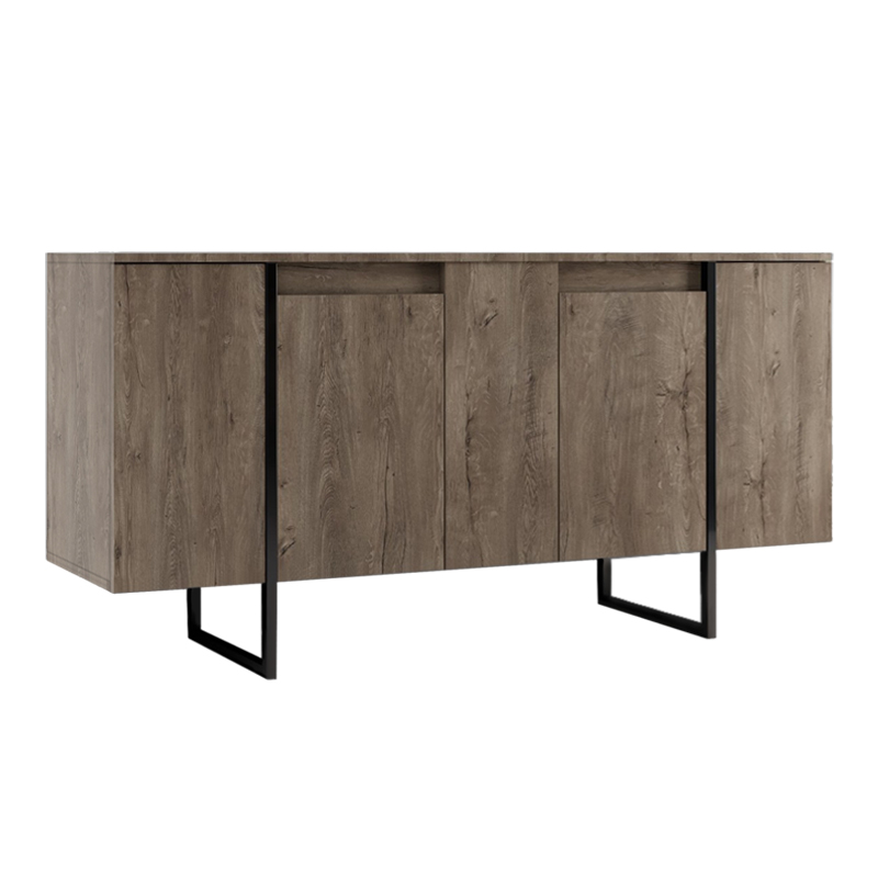 Μπουφές Luxe Megapap χρώμα καρυδί 160x35x80εκ. - GP052-0118,2