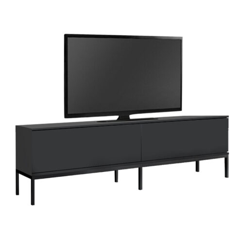 Έπιπλο τηλεόρασης Lord Megapap χρώμα μαύρο 180x30x47εκ. - GP052-0153,1