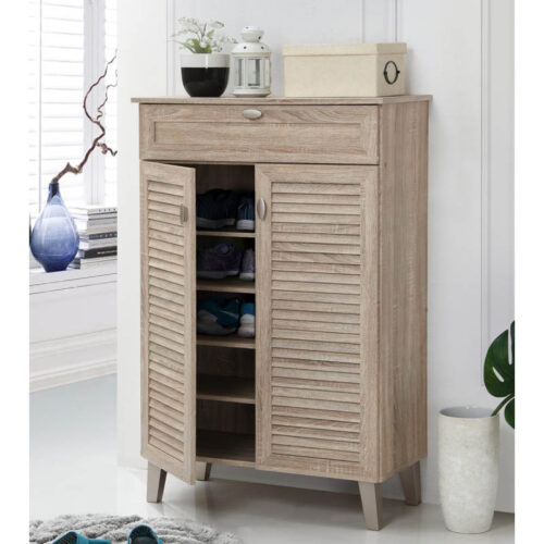 ΠΑΠΟΥΤΣΟΘΗΚΗ Fylliana FP-03 SONOMA ΜΕ 5 ΡΑΦΙΑ ΚΑΙ 1 ΣΥΡΤΑΡΙ 77,8x36,8x119,6εκ