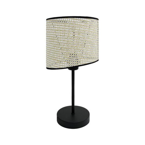 ΕΠΙΤΡΑΠΕΖΙΟ ΦΩΤΙΣΤΙΚΟ Fylliana FL293 ΜΑΥΡΟ-ΧΑΣΙΡ ΧΡΩΜΑ  20x49εκ Ε27