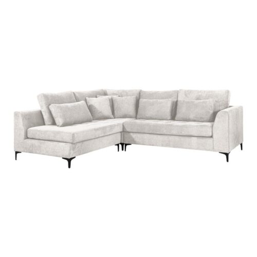 ΓΩΝΙΑΚΟΣ ΚΑΝΑΠΕΣ Fylliana Albert IVORY ΧΡΩΜΑ 273x220x96εκ