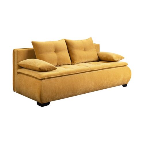 ΚΑΝΑΠΕΣ ΚΡΕΒΑΤΙ Mina ΚΙΤΡΙΝΟ ΧΡΩΜΑ 208x95x80εκ