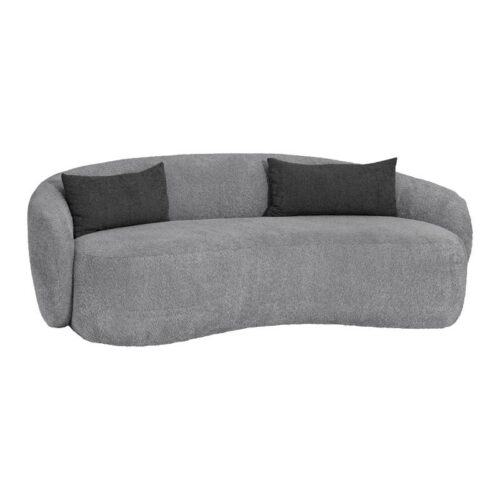 ΚΑΝΑΠΕΣ ΤΡΙΘΕΣΙΟΣ Fylliana Simone ΓΚΡΙ ΧΡΩΜΑ 225x105x74εκ