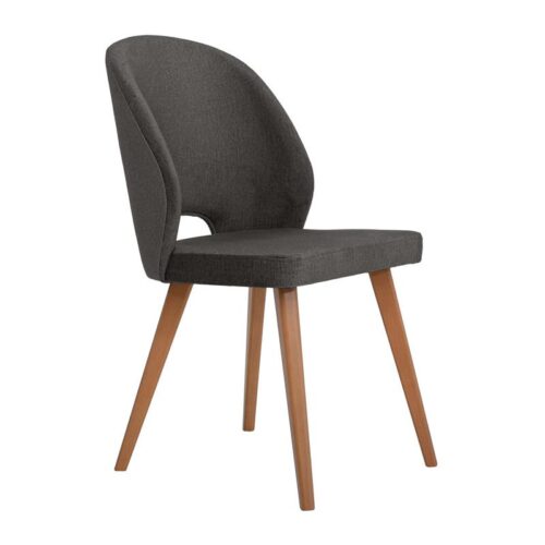 ΚΑΡΕΚΛΑ ΤΡΑΠΕΖΑΡΙΑΣ Fylliana New Bella ΥΦΑΣΜΑ ΓΚΡΙ ΧΡΩΜΑ 48x56x85εκ