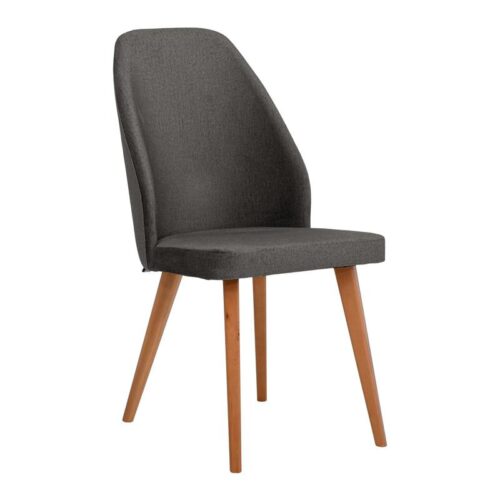 ΚΑΡΕΚΛΑ ΤΡΑΠΕΖΑΡΙΑΣ Fylliana New Melanie ΥΦΑΣΜΑ ΓΚΡΙ ΧΡΩΜΑ 46x48x93εκ