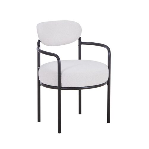 ΠΟΛΥΘΡΟΝΑ Fylliana FL21 ΛΕΥΚΟ ΥΦΑΣΜΑ ΜΕ ΜΕΤΑΛΛΙΚΟ ΣΚΕΛΕΤΟ 59x64x87εκ