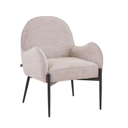 ΠΟΛΥΘΡΟΝΑ Fylliana FL65 ΜΠΕΖ ΥΦΑΣΜΑ ΜΕ ΜΕΤΑΛΛΙΚΟ ΣΚΕΛΕΤΟ 69x67x84εκ