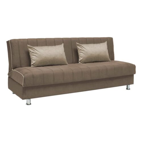 ΚΑΝΑΠΕΣ-ΚΡΕΒΑΤΙ Fylliana New leon ΜΠΕΖ ΜΕ ΑΝΟΙΧΤΑ ΜΠΕΖ ΜΑΞΙΛΑΡΙΑ 190x85x83εκ