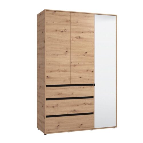 ΝΤΟΥΛΑΠΑ CORBETT 3K3F1O h211 ARTISAN/ΜΑΥΡΟ ΜΑΤ ΧΡΩΜΑ 138x55x211εκ