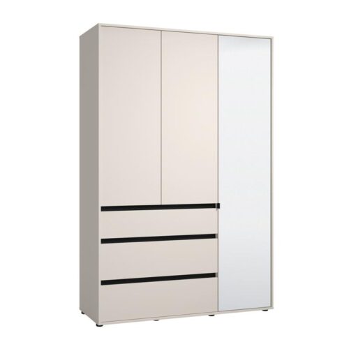 ΝΤΟΥΛΑΠΑ CORBETT 3K3F1O h211 CASHMERE/ΜΑΥΡΟ ΜΑΤ ΧΡΩΜΑ 138x55x211εκ