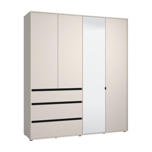 ΝΤΟΥΛΑΠΑ CORBETT 4K3F1O h211 CASHMERE/ΜΑΥΡΟ ΜΑΤ ΧΡΩΜΑ 183x55x211εκ