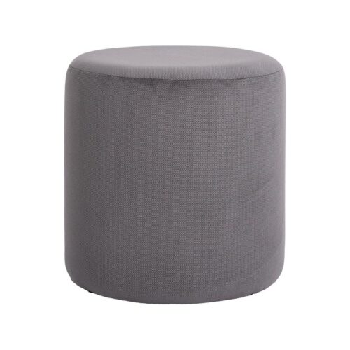 ΤΑΜΠΟΥΡΕ-ΣΚΑΜΠΟ ΣΤΡΟΓΓΥΛΟ Fylliana Circlo ΓΚΡΙ ΧΡΩΜΑ 34x35εκ