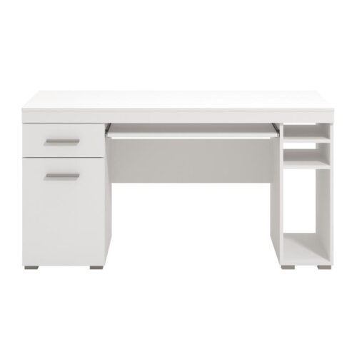 ΓΡΑΦΕΙΟ ALFA OPAQUE WHITE 145x66x76εκ