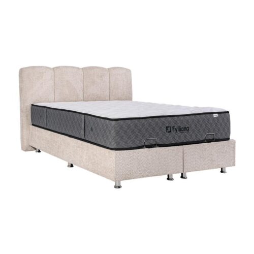 ΚΡΕΒΑΤΙ Fylliana Edem ΜΠΕΖ ΜΕ ΑΠΟΘ ΧΩΡΟ 179x212x130εκ (160x200)