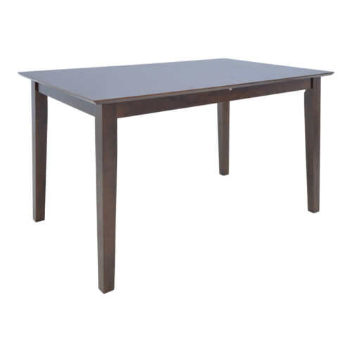 Tραπέζι επεκτεινόμενο Mabor pakoworld ξύλο σε καρυδί απόχρωση 120-150x80x73,8εκ 091-000014