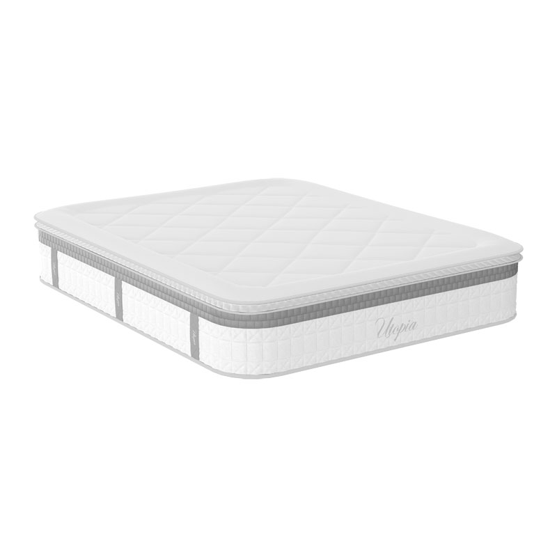 Στρώμα Utopia pakoworld pocket spring με ανώστρωμα 30-32cm 160x200εκ 100-000008