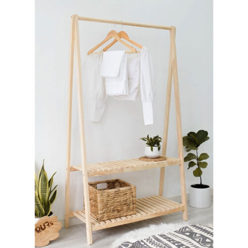 Έπιπλο εισόδου Linett pakoworld φυσικό 86x38x148εκ 120-000322