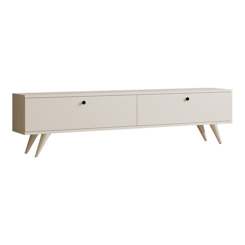 Έπιπλο τηλεόρασης Jate pakoworld σε λευκή απόχρωση 160x25x40εκ 120-000547