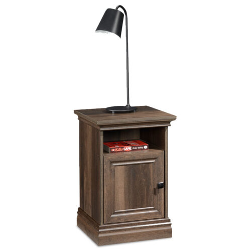 Κομοδίνο Mozart pakoworld χρώμα καρυδί 40x40x61εκ 123-000123