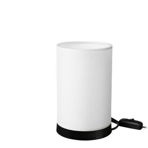 Επιτραπέζιο φωτιστικό Fana pakoworld pvc σε κρεμ απόχρωση Φ14x21εκ 147-000178