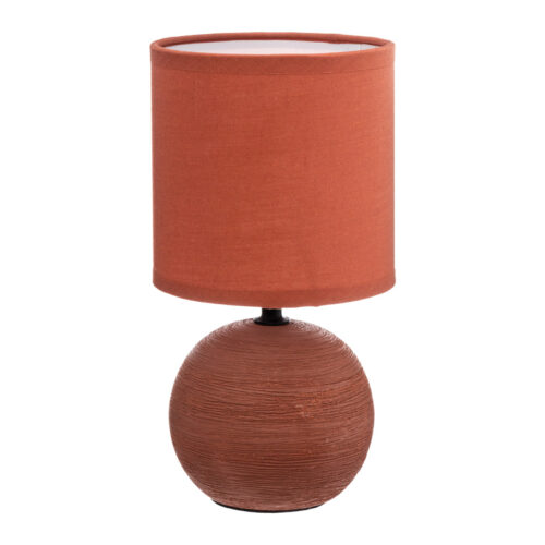 Επιτραπέζιο φωτιστικό PWL-1210 pakoworld Ε14 κεραμικό σε terracotta απόχρωση Φ13x25εκ 199-000591