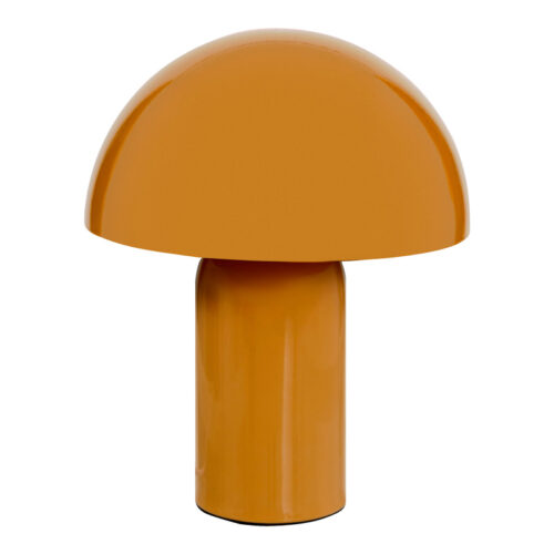 Επιτραπέζιο φωτιστικό Mushi pakoworld μέταλλο σε κίτρινη απόχρωση Φ20x24,5εκ 199-000681
