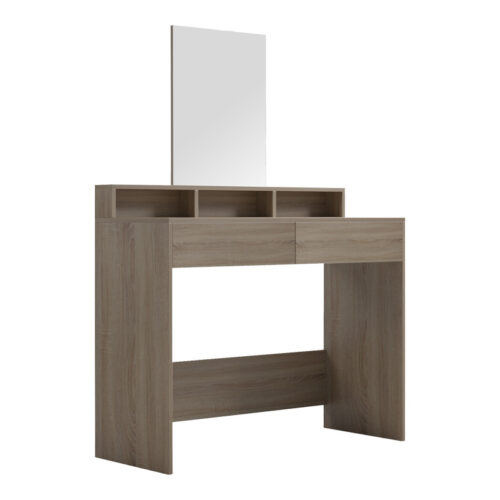 Τουαλέτα κρεβατοκάμαρας Frentsel pakoworld σε sonoma απόχρωση 100x40x140εκ 230-000116