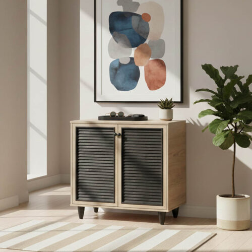 Παπουτσοθήκη-ντουλάπι Ronan pakoworld χρώμα φυσικό 70.5x35x66εκ 249-000002