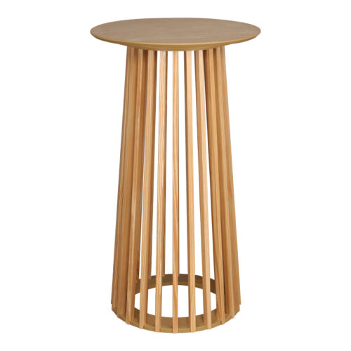 Τραπέζι μπαρ Domonic pakoworld mdf φυσικό Φ60x105εκ 260-000022