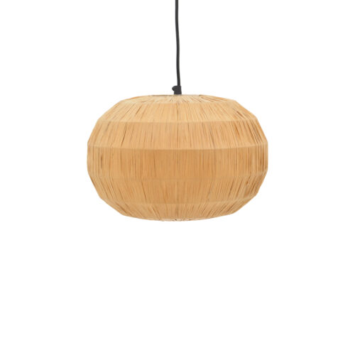 Φωτιστικό οροφής Ozelia Inart καφέ press papier-μέταλλο Φ33x122εκ 317-000013