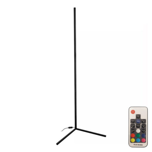 Φωτιστικό δαπέδου Nanek pakoworld led μέταλλο μαύρο 30x30x120εκ 342-000110