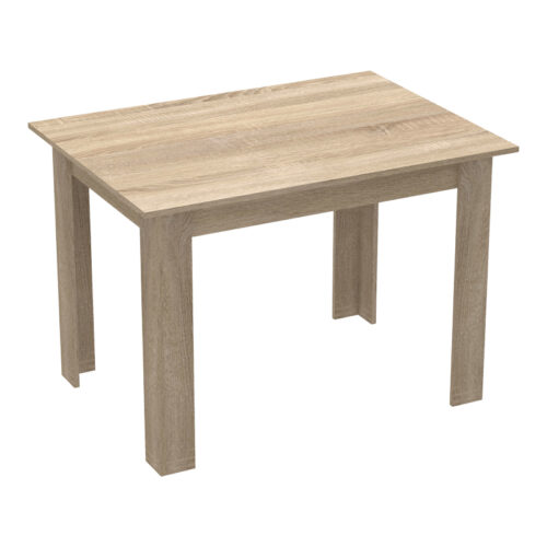 Τραπέζι Manka pakoworld σε sonoma απόχρωση 110x80x77εκ 361-000002