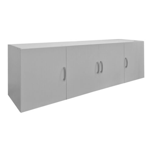 Πατάρι ντουλάπας τετράφυλλο Alvia pakoworld λευκό 200x51x60εκ 383-000171