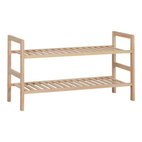 Παπουτσοθήκη Steper pakoworld 8 ζευγών ξύλο ελάτου σε φυσική απόχρωση 71x26x40εκ 408-000014
