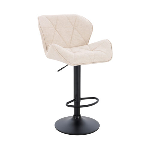 Σκαμπό Comfort ύφασμα μπεζ 53 x 52 x 91-111cm 200-121 Varossi