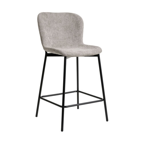 Σκαμπό Melina-Bar γκρεζ 55 x 48 x 95cm 200-124 Varossi