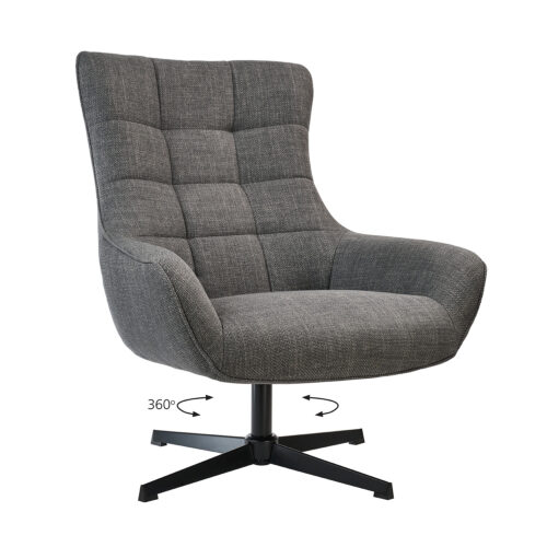 Πολυθρόνα Twin Γκρι 83 x 89 x 99cm 300-354 Varossi