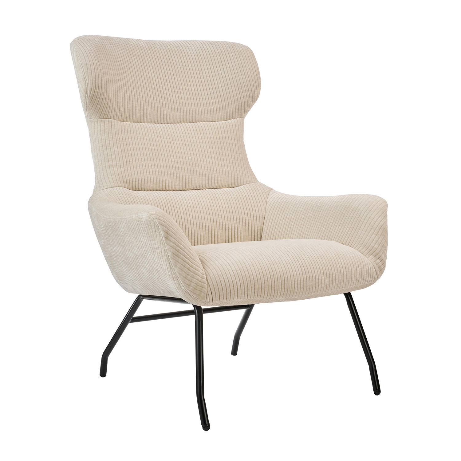 Πολυθρόνα Josephine Μπεζ 84 x 89 x 109cm 300-361 Varossi
