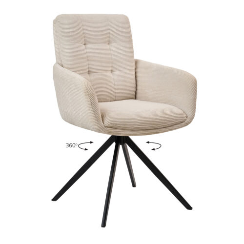 Πολυθρόνα Soren Κρεμ 58 x 64 x 89cm 300-375 Varossi
