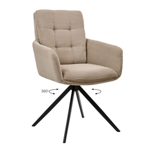Πολυθρόνα Soren Μόκα 58 x 64 x 89cm 300-377 Varossi