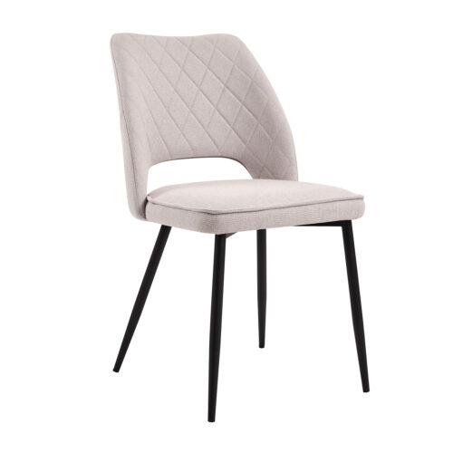 Καρέκλα Kristy ανοιχτό μπεζ 45 x 57 x 83cm 300-378 Varossi